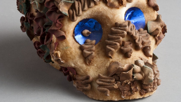 Čokoládová lebka foto:čokoládová lebka