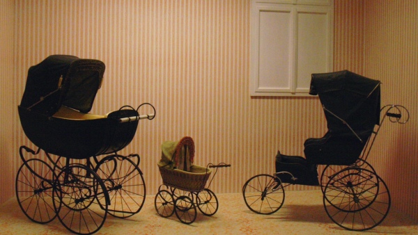 Kočárky ve výstavě Dětský svět za císaře pána Kočárky ve výstavě Dětský svět za císaře pána