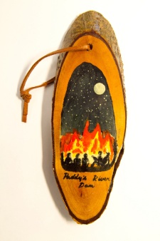 Osadní placka trampská osadní placka (dřevo)