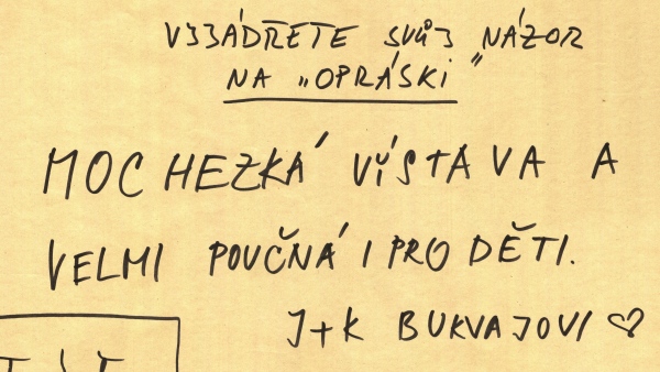 Z názorové tabule ve výstavě Z názorové tabule ve výstavě
