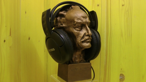 Busta Zdeňka Nejedlého, „smetanologa“ a socialistického ministra kultury, sádra, Československo, 2. třetina 20. století Národní muzeum Busta Zdeňka Nejedlého, „smetanologa“ a socialistického ministra kultury, sádra, Československo, 2. třetina 20. století Národní muzeum