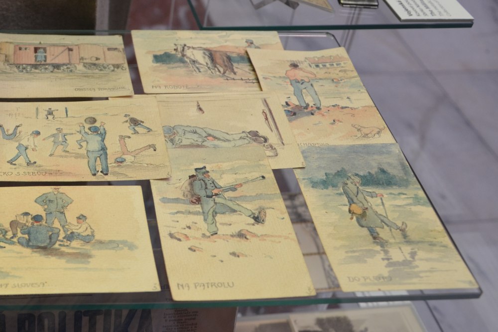 Deník z východní fronty ve výstavce