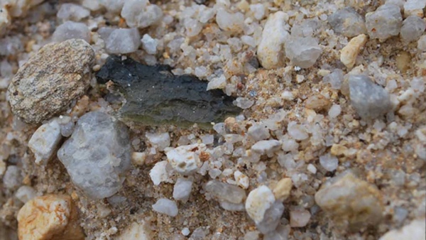 Vltavín v přirozeném prostředí Vltavín v přirozeném prostředí