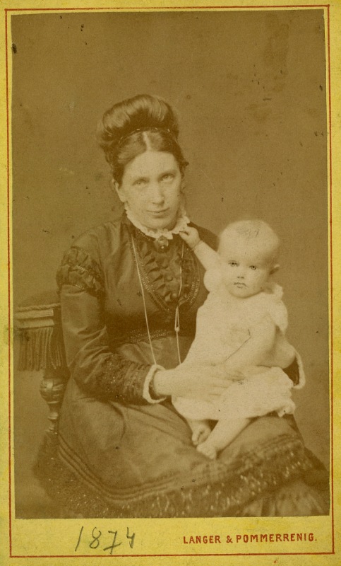 Jirušova sestra Marie Prokešová, kterou její bratr zajistil doživotní rentou 1200 zlatých ročně (zdroj: z majetku rodiny)