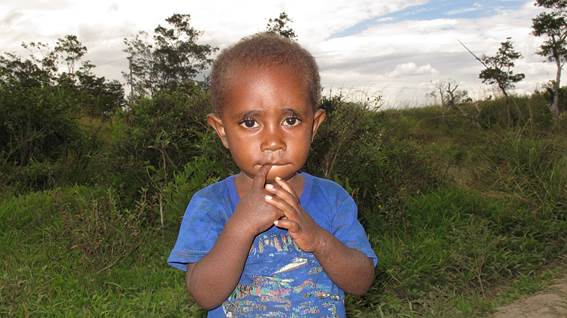 Wamena, břeh řeky Baliem. Příslib novodobé budoucnosti Papui. Zdroj: Národní muzeum Wamena, břeh řeky Baliem. Příslib novodobé budoucnosti Papui. Zdroj: Národní muzeum