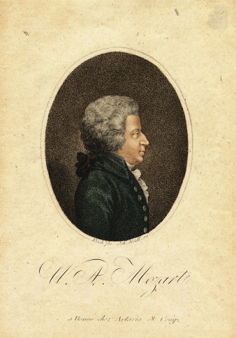 W.A. Mozart. (source: National Muzeum) Picture. W.A. Mozart. (source: National Muzeum)