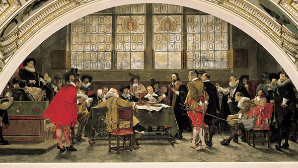 Luneta od Václava Brožíka. Zdroj: Národní muzeum Luneta Václava Brožíka. Zdroj: Národní muzeum