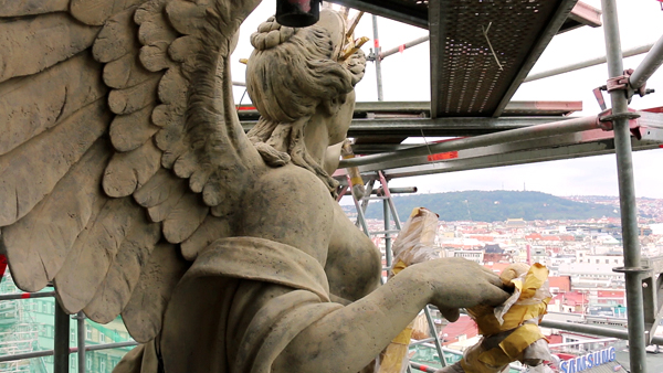 Sousoší Nadšení. Zdroj: Národní muzeum Sousoší Nadšení