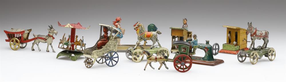 Plechové hračky, 1905, Německo. Zdroj: Národní muzeum