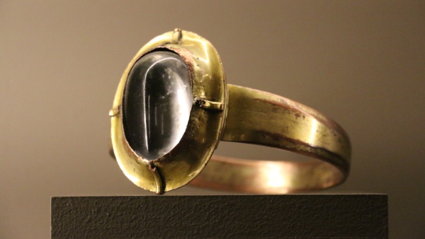 Ring from exhibition When the Emperor is Dying. Photo: National muzeum