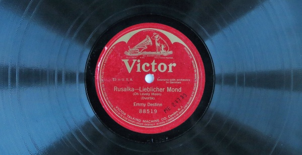 Nahrávka Emy Destinnové. Zdroj: Národní muzeum