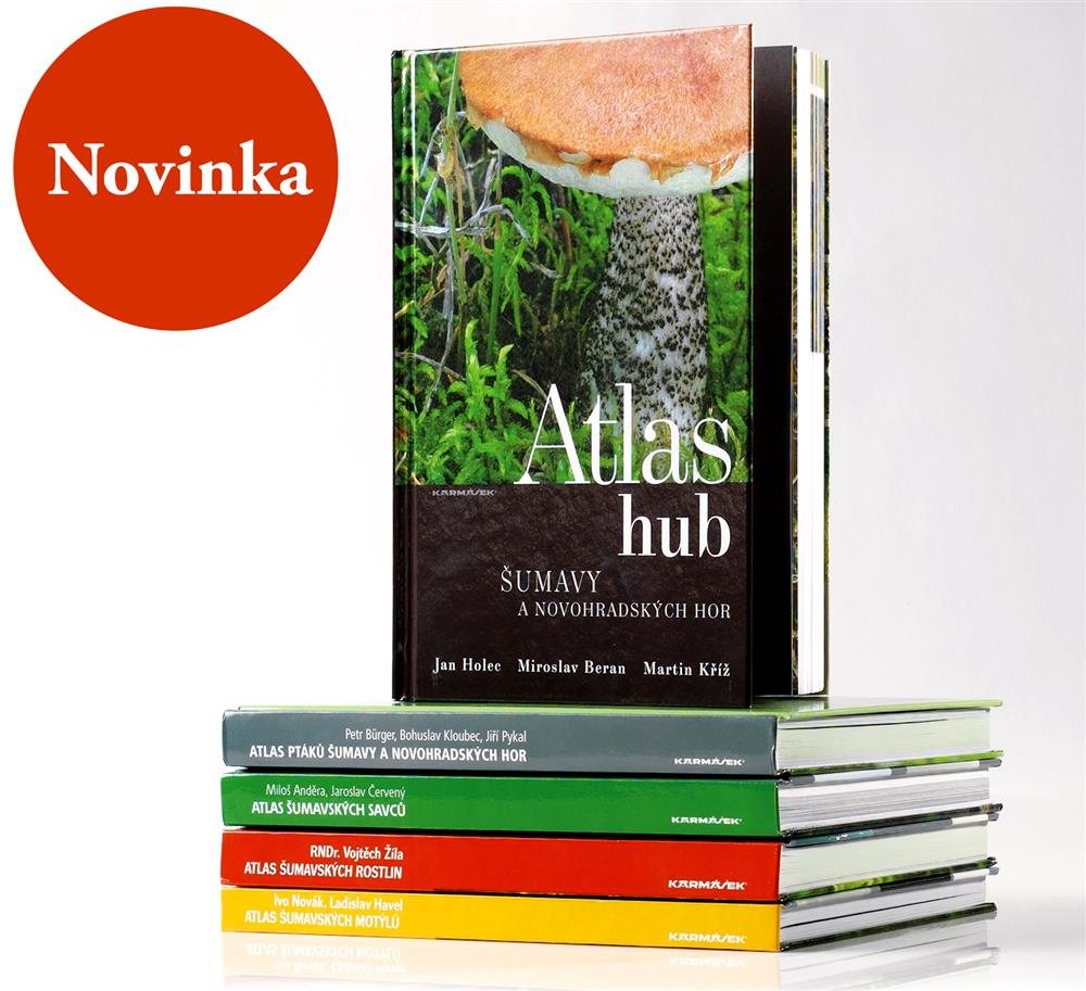 Atlas hub Šumavy a Novohradských hor jistě potěší všechny milovníky přírody Atlas hub