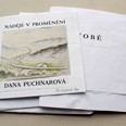 Lepená maketa knihy Dany Puchnarové Naděje v proměnění. Vydal Lynx v roce 2011. Výtvarnice Dana Puchnarová je autorkou básní, ilustrací i grafické úpravy knihy