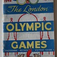 Program  a průvodce pro návštěvníky olympiády z roku 1948. Zdroj: Národní muzeum